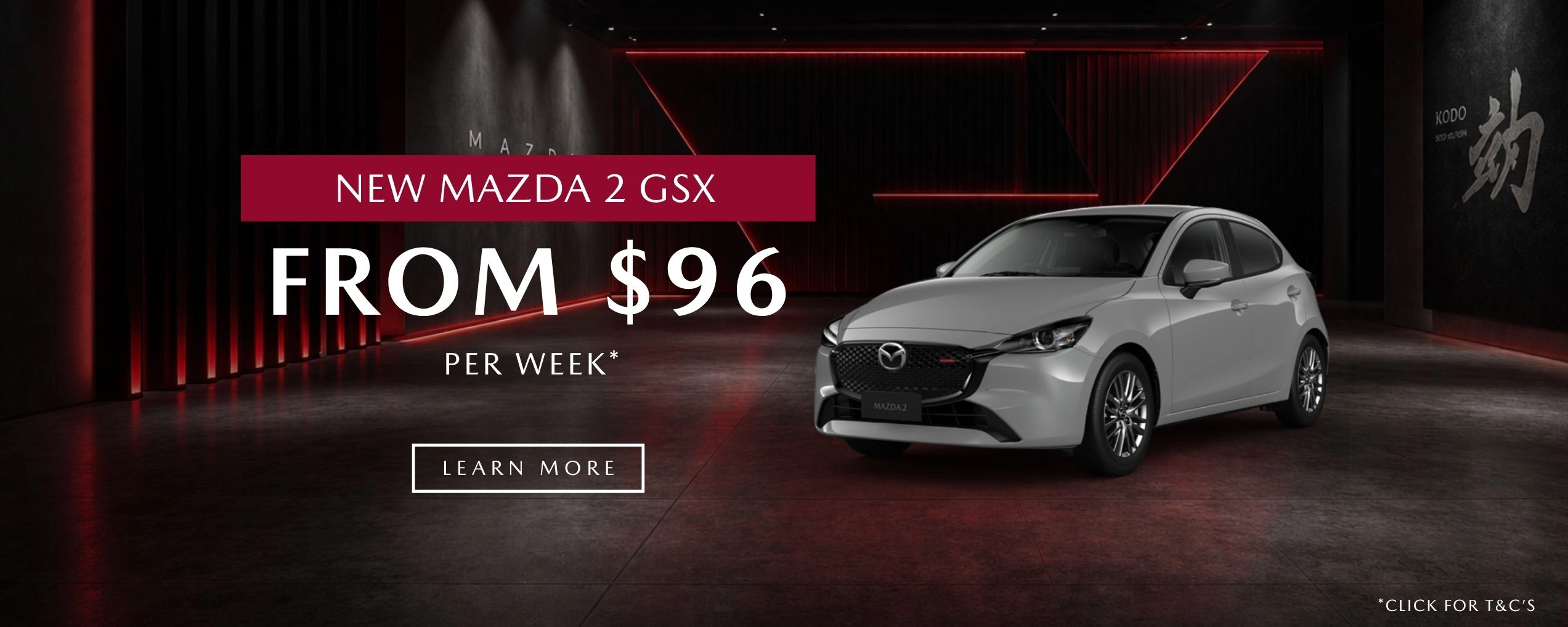 Mazda 2 Homepage Banner